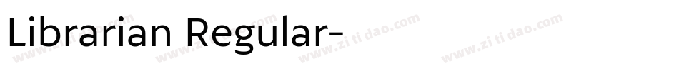 Librarian Regular字体转换